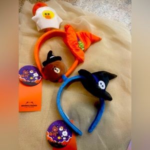 BT21! Line Friends Hair Bands, Medium Tote Bag And Bandaid Tin